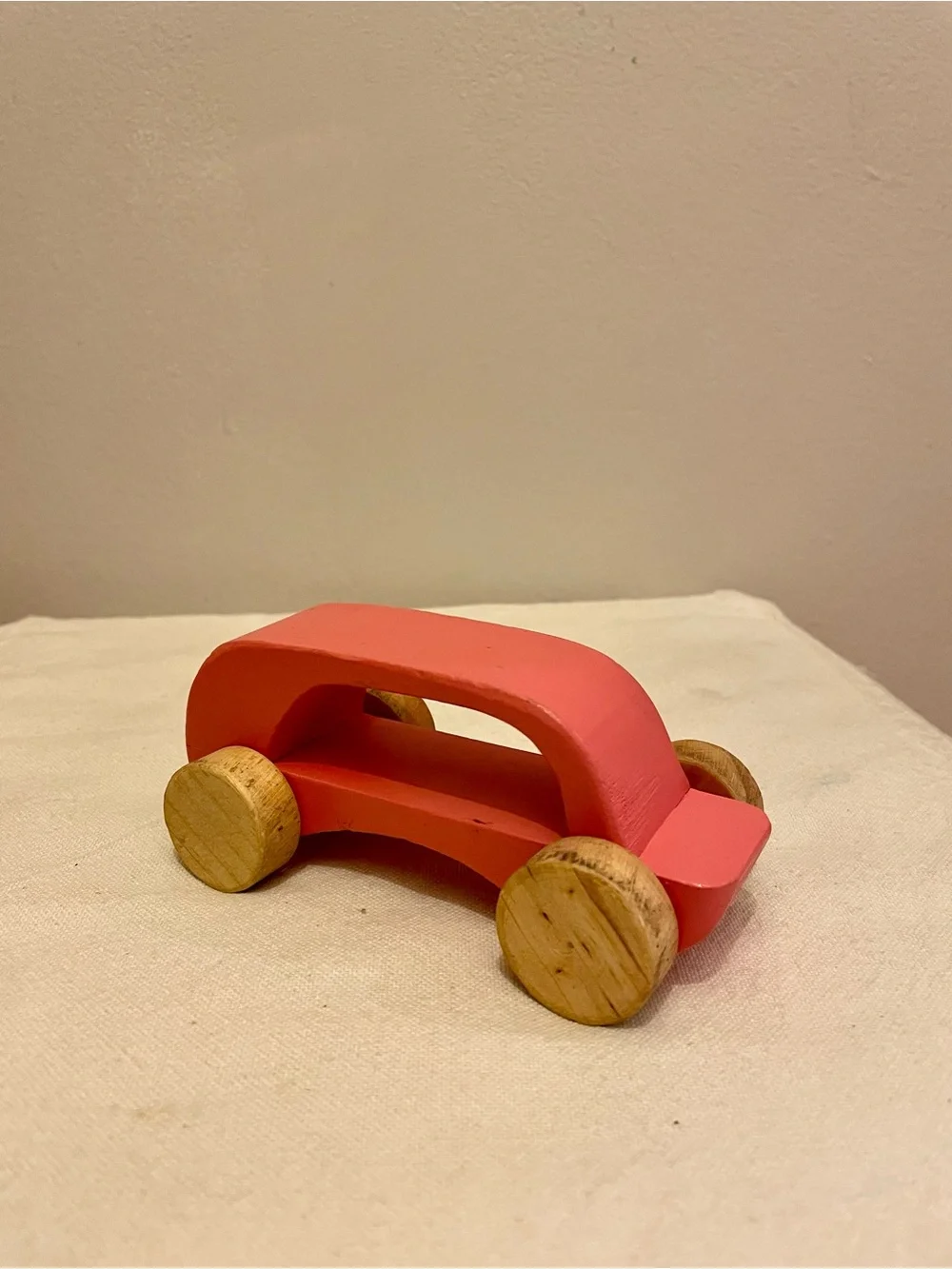 Montessori Wooden Vehicle Set Cars Trucks Peg Dolls Waldorf Open Ended Toy EUC